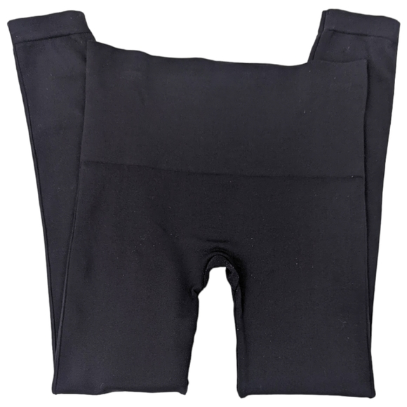 Spanx Seamless Leggings Black Stretch Womens Large Black - Picture 1 of 10